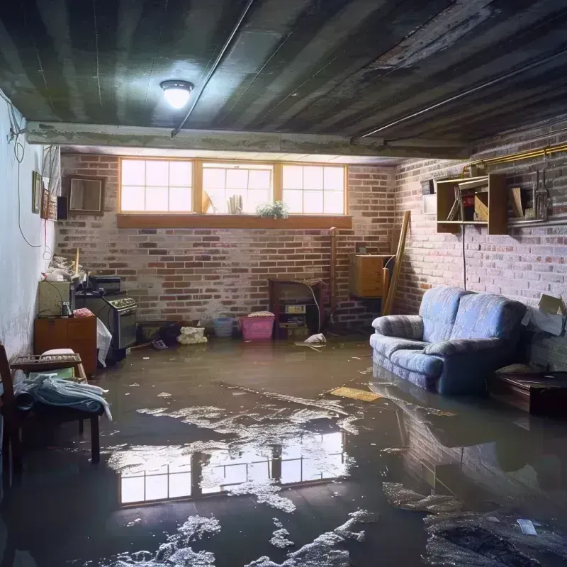 Flooded Basement Cleanup in North Prairie, WI